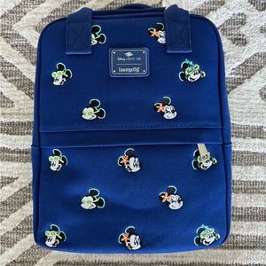 Disney Cruise Line Castaway Cay Exclusive Navy Blue Loungefly Bag Canvas NEW